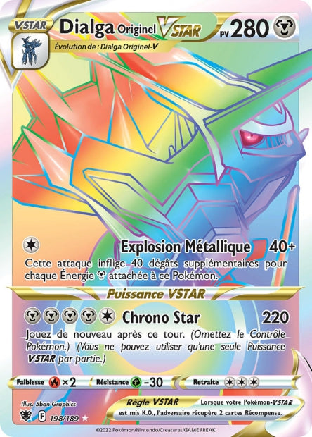 198/189 - Dialga Originel-VSTAR - EB10 Astres Radieux
