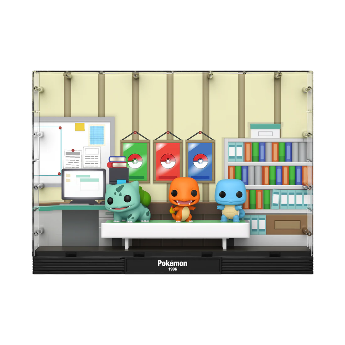 FUNKO - POP MOMENTS Deluxe N°01 - Pokemon Starters 1996
