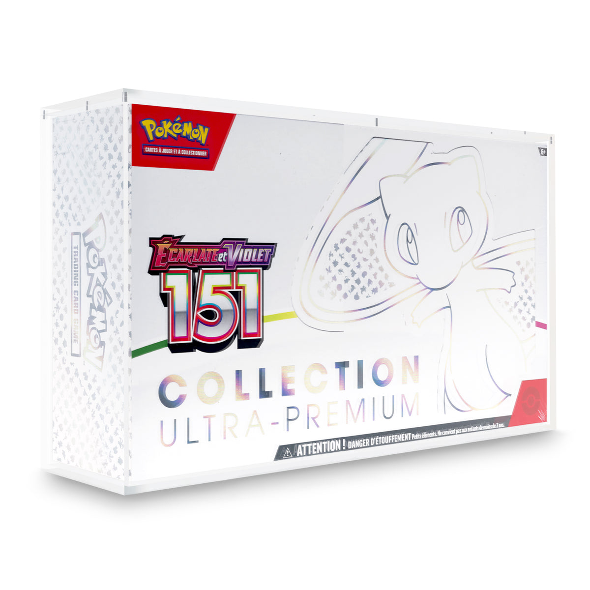 Protection Acrylique pour Ultra Premium Mew Pokémon 151 UV