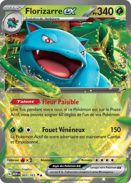 003/165 - Florizarre ex - EV3.5 151