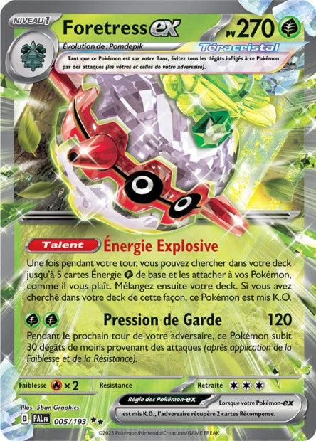 005/193 - Foretress ex - EV02 Évolutions à Paldea