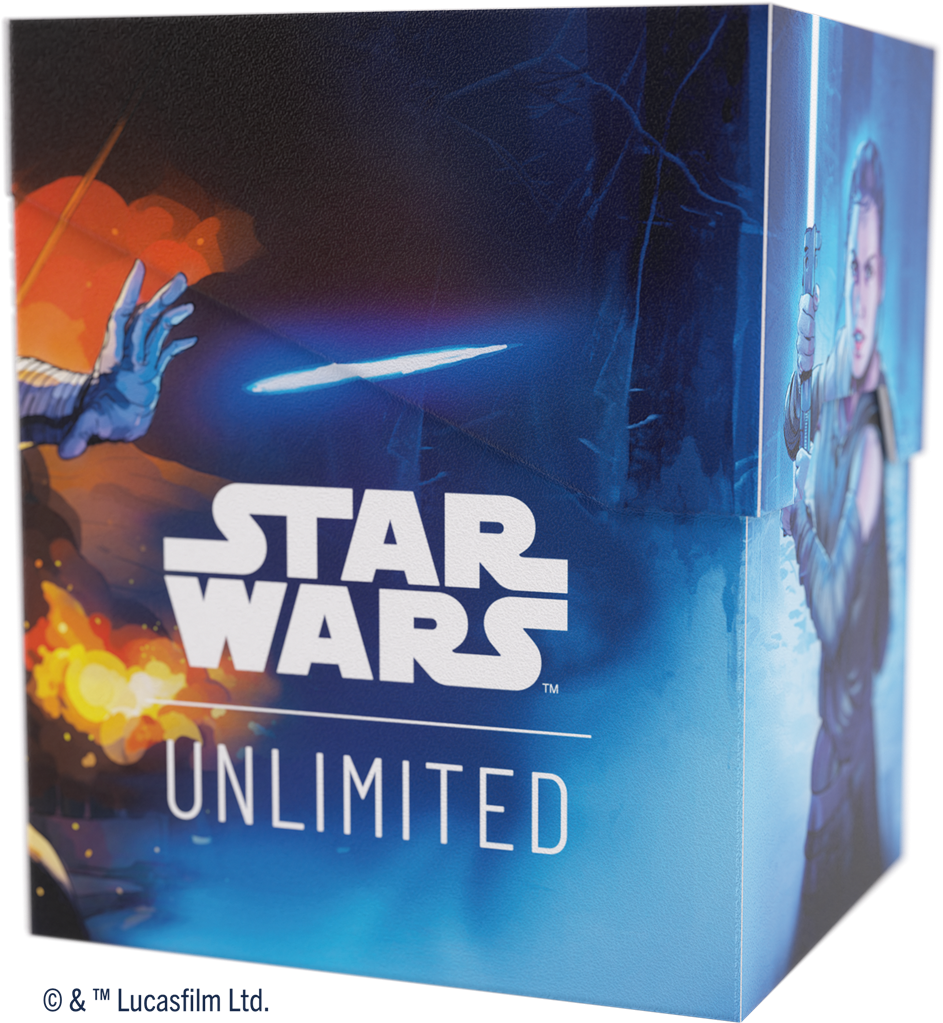 SOFT CRATE GAMEGENIC : Star Wars Unlimited - Ombres de la Galaxie / Rey & Kylo Ren
