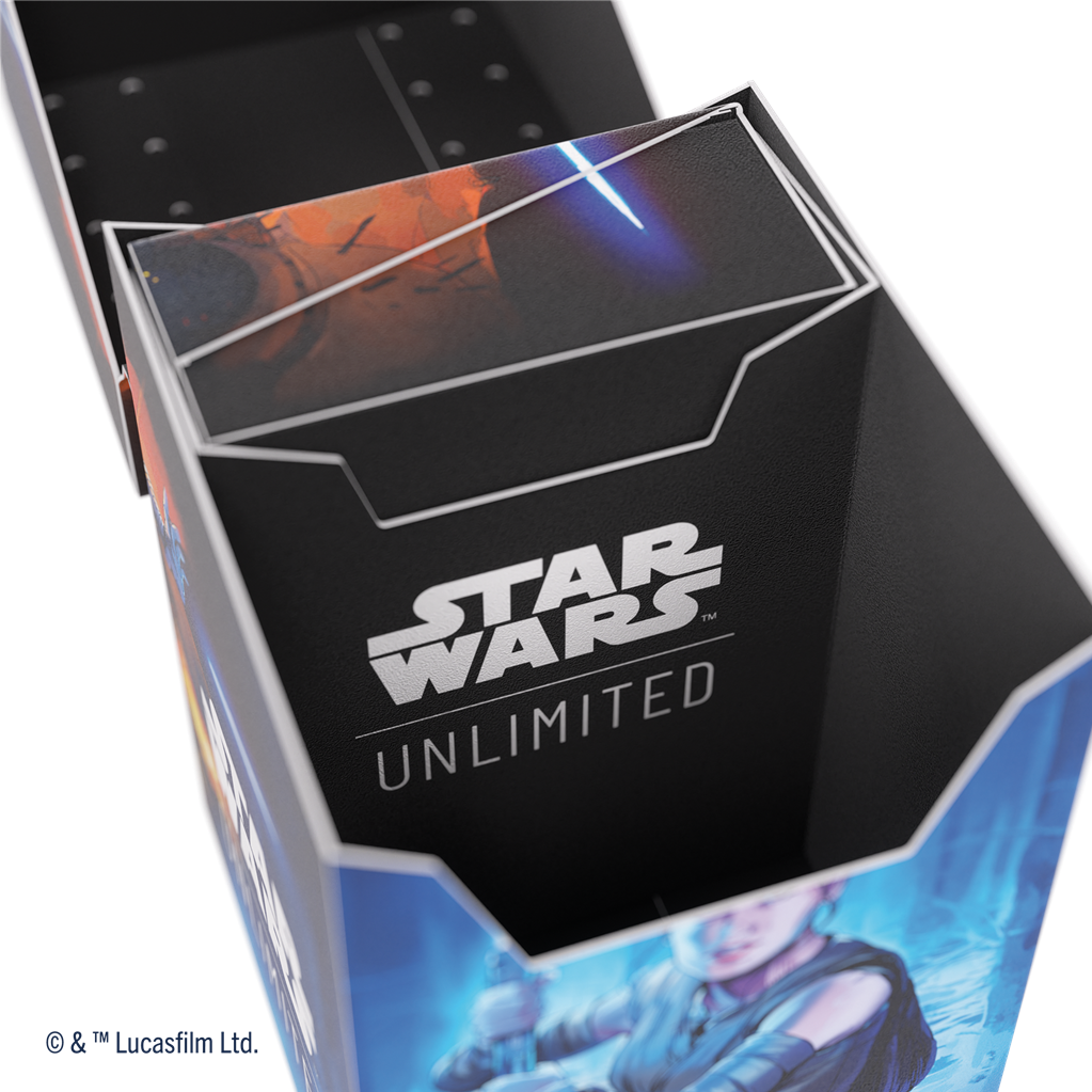 SOFT CRATE GAMEGENIC : Star Wars Unlimited - Ombres de la Galaxie / Rey & Kylo Ren