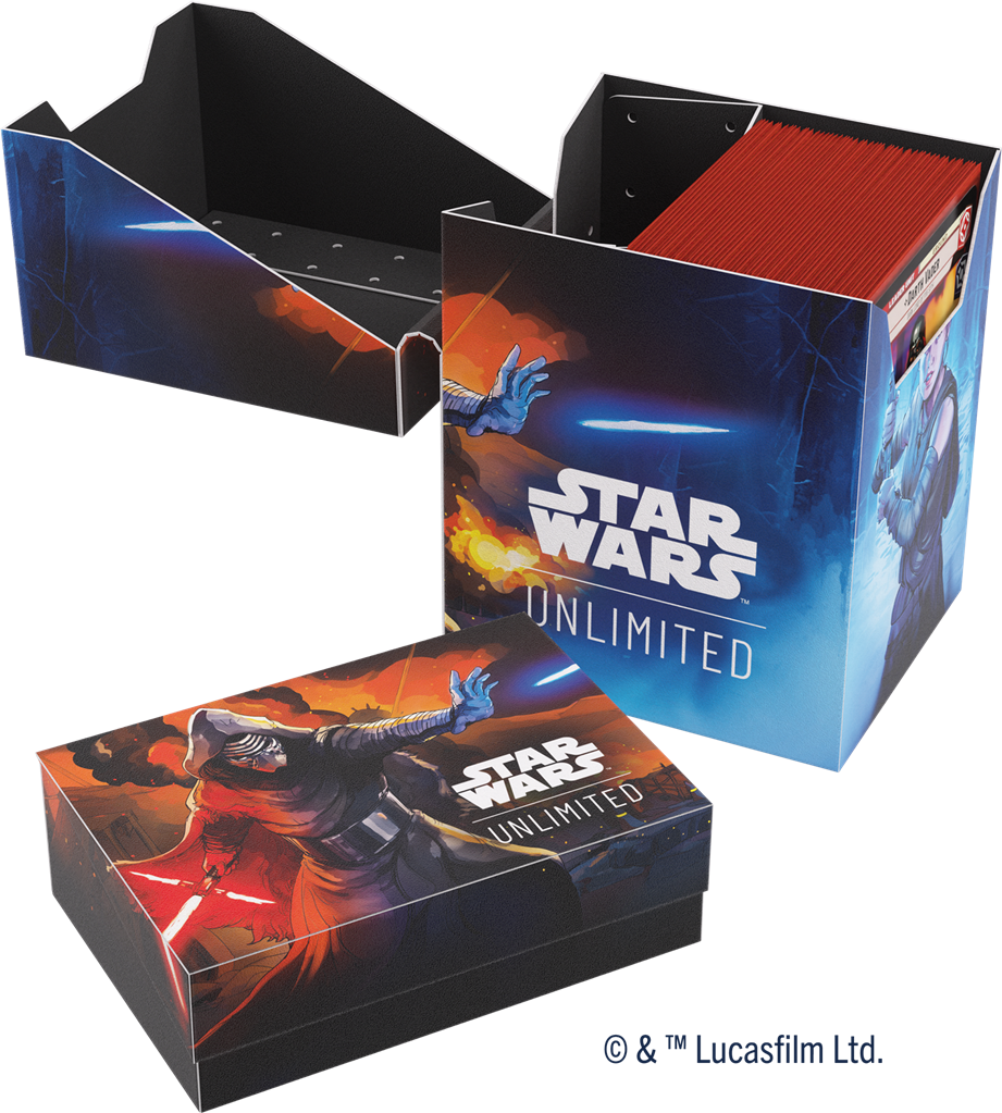 SOFT CRATE GAMEGENIC : Star Wars Unlimited - Ombres de la Galaxie / Rey & Kylo Ren