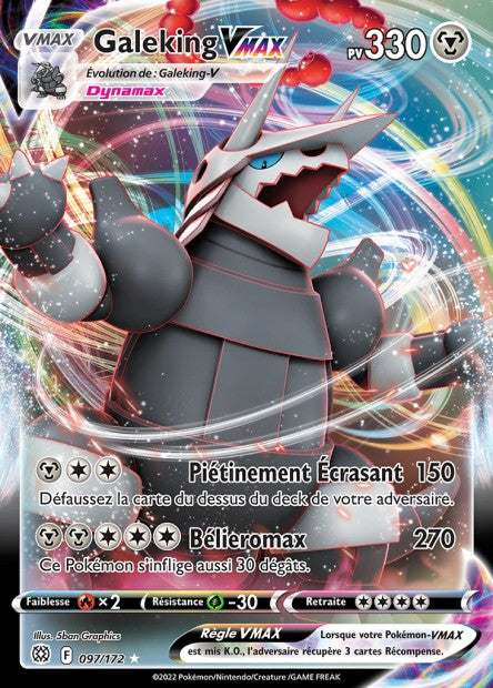 097/172 - Galeking-VMAX - EB9 Stars etincelantes