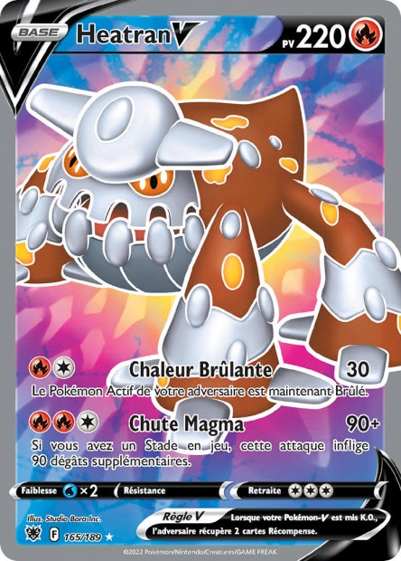 165/189 - Heatran-V - EB10 Astres Radieux