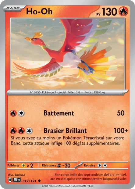 019/191 - Ho-Oh - EV8 Étincelles Déferlantes