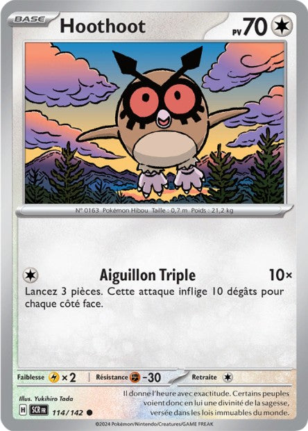 114/142 - Hoothoot - EV7 Couronne Stellaire