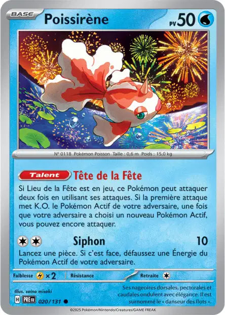 020/131 - Poissirène - EV8.5 Évolutions Prismatiques