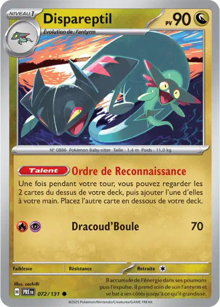 072/131 - Dispareptil - EV8.5 Évolutions Prismatiques