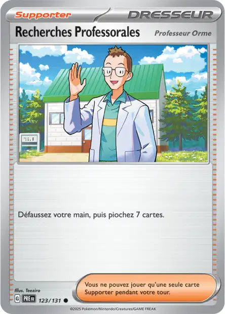 123/131 - Recherches Professorales Professeur Orme - EV8.5 Évolutions Prismatiques