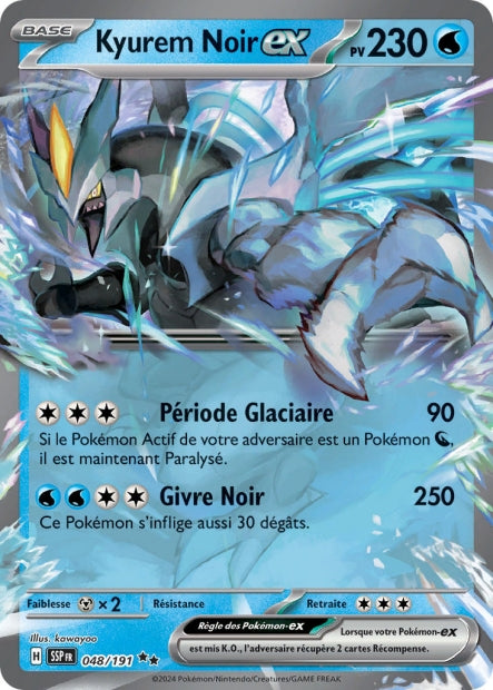 048/191 - Kyurem Noir ex - EV8 Étincelles Déferlantes
