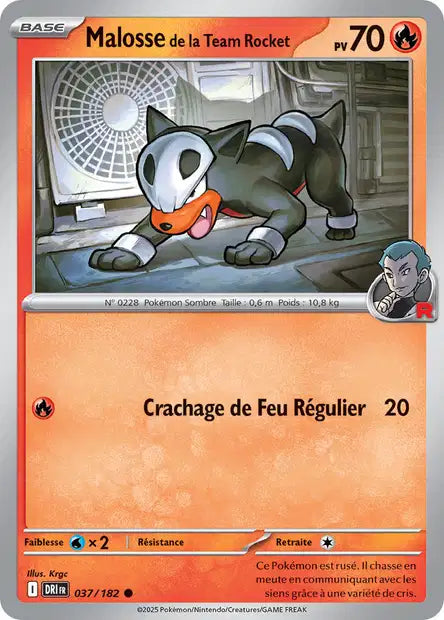 037/182 - Malosse de la Team Rocket - EV10 Rivalités Destinées