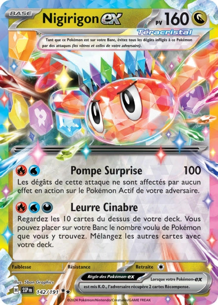 142/191 - Nigirigon ex - EV8 Étincelles Déferlantes