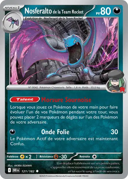 121/182 - Nosferalto de la Team Rocket - EV10 Rivalités Destinées