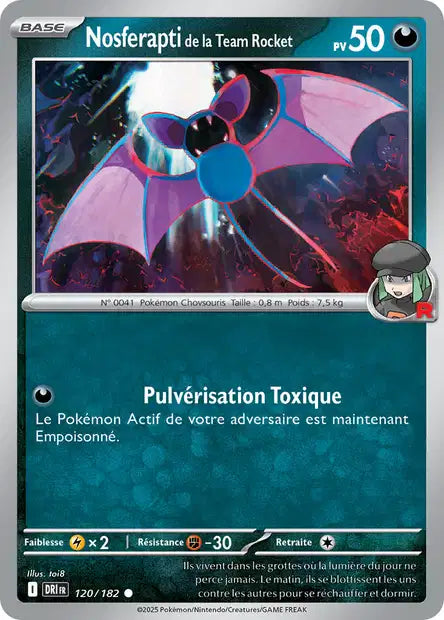 120/182 - Nosferapti de la Team Rocket - EV10 Rivalités Destinées