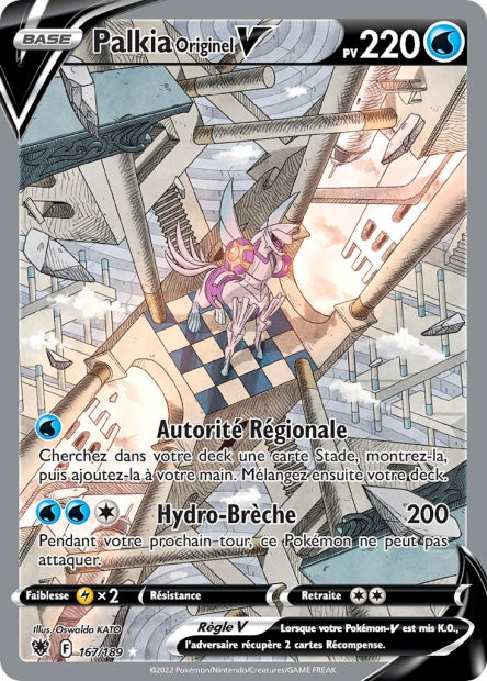 167/189 - Palkia Originel-V - EB10 Astres Radieux