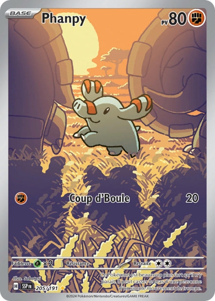 205/191 - Phanpy - EV8 Étincelles Déferlantes