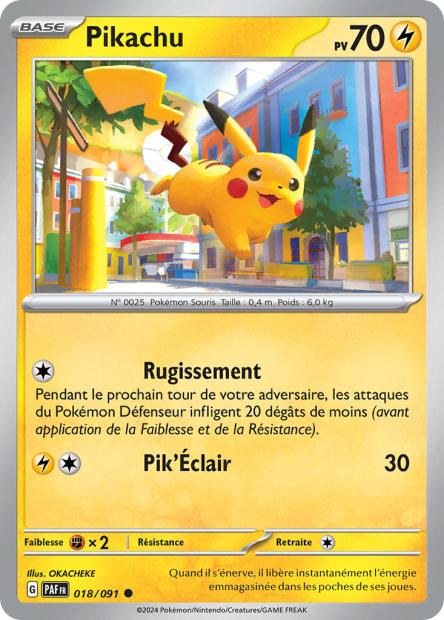 018/91 - Pikachu - EV4.5 Destinées de Paldea