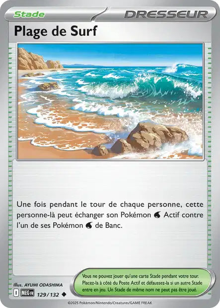 129/132 - Plage de Surf - ME01 Méga-Évolution