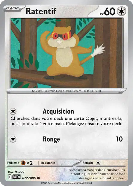 072/086 - Ratentif - EV10.5 Flamme Blanche