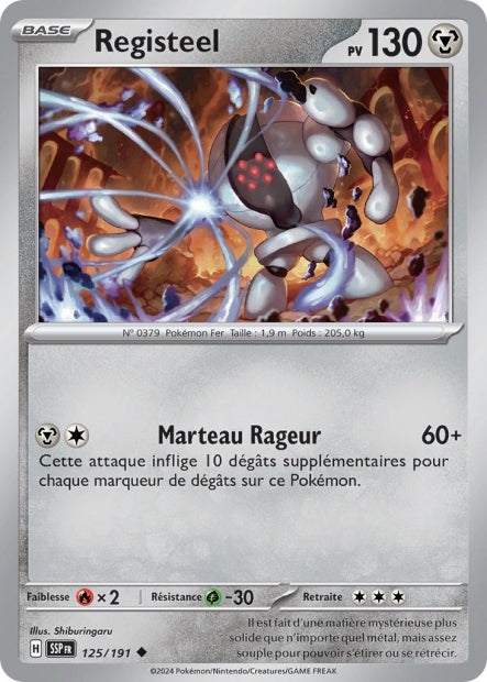 125/191 - Registeel - EV8 Étincelles Déferlantes