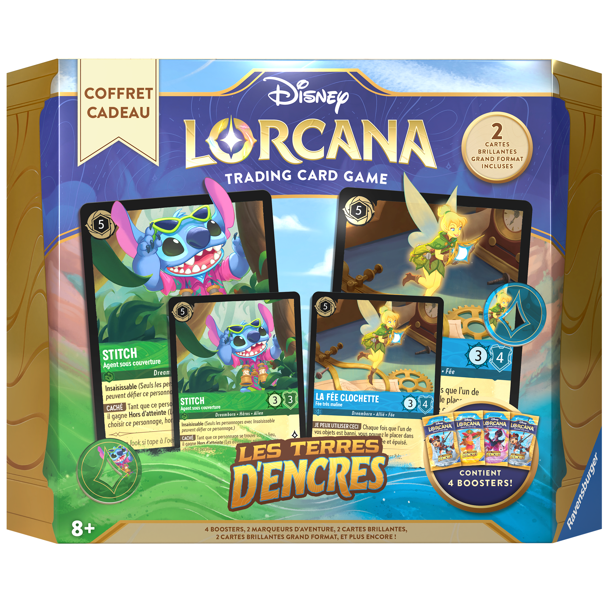 Coffret Cadeau - Disney Lorcana - Chapitre 3 - Les Terres D’Encres 🇫🇷