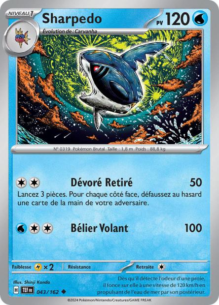 043/162 - Sharpedo - EV5 Forces Temporelles