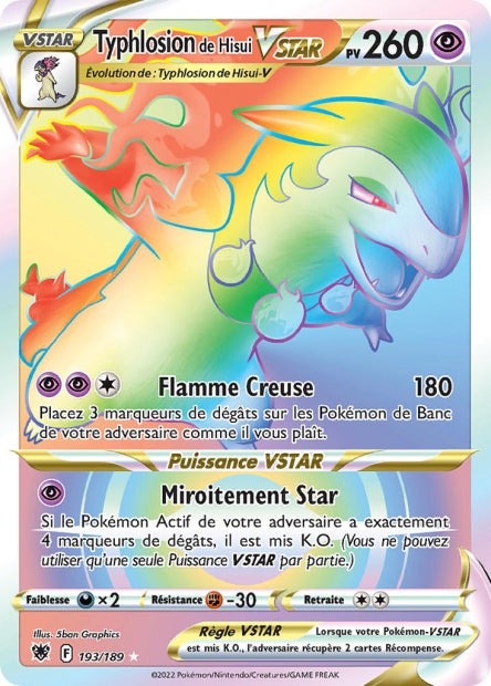 193/189 - Typhlosion de Hisui-VSTAR - EB10 Astres Radieux