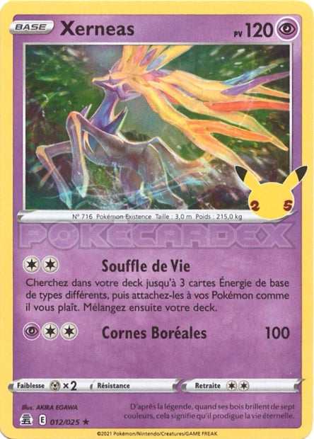 012/025 - Xerneas - EB7.5 Célébrations