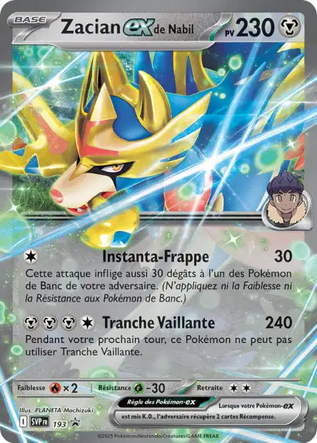 SVP193 - Zacian ex de Nabil - PROMO