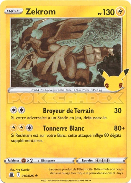 010/025 - Zekrom - EB7.5 Célébrations
