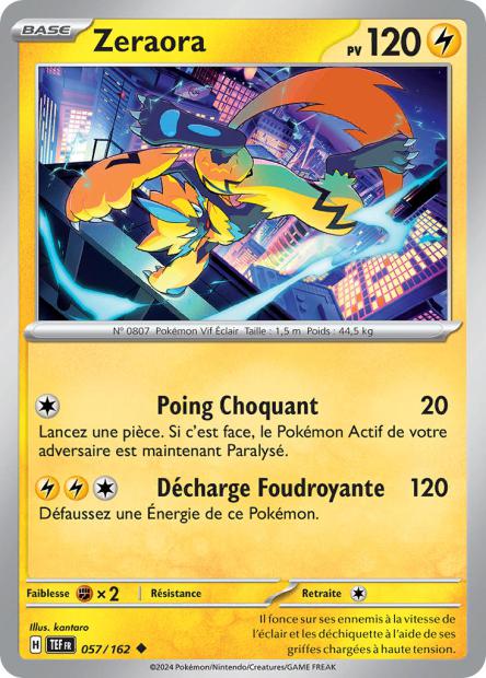057/162 - Zeraora - EV5 Forces Temporelles