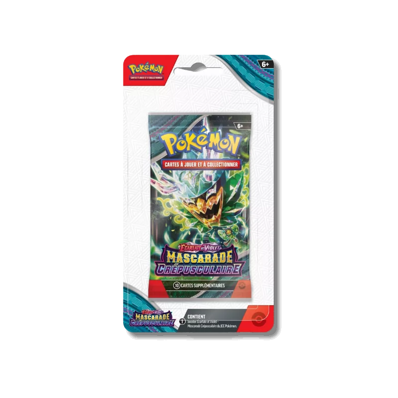 Booster sous blister - EV06 Ecarlate et Violet - Mascarade Crépusculaire 🇫🇷 (illustration aléatoire)