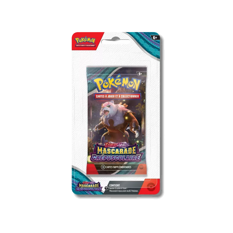 Booster sous blister - EV06 Ecarlate et Violet - Mascarade Crépusculaire 🇫🇷 (illustration aléatoire)