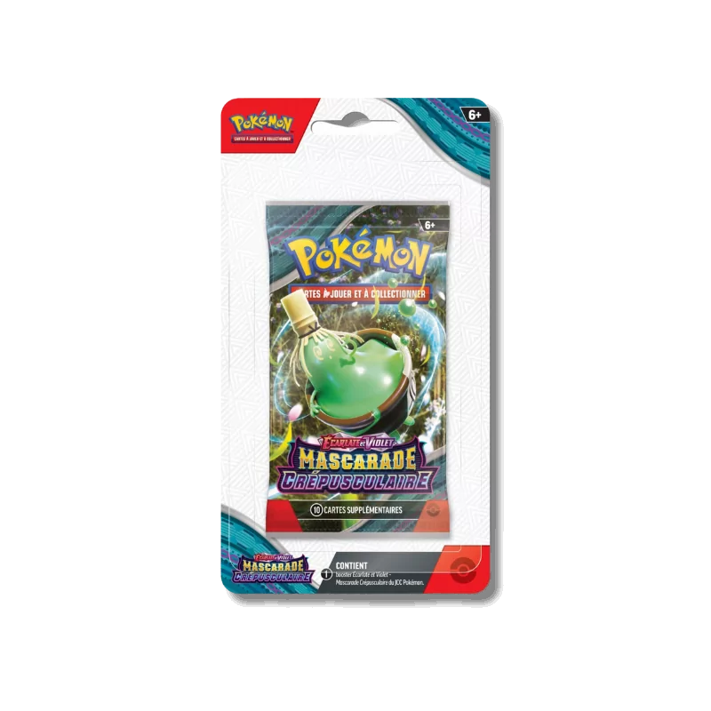 Booster sous blister - EV06 Ecarlate et Violet - Mascarade Crépusculaire 🇫🇷 (illustration aléatoire)