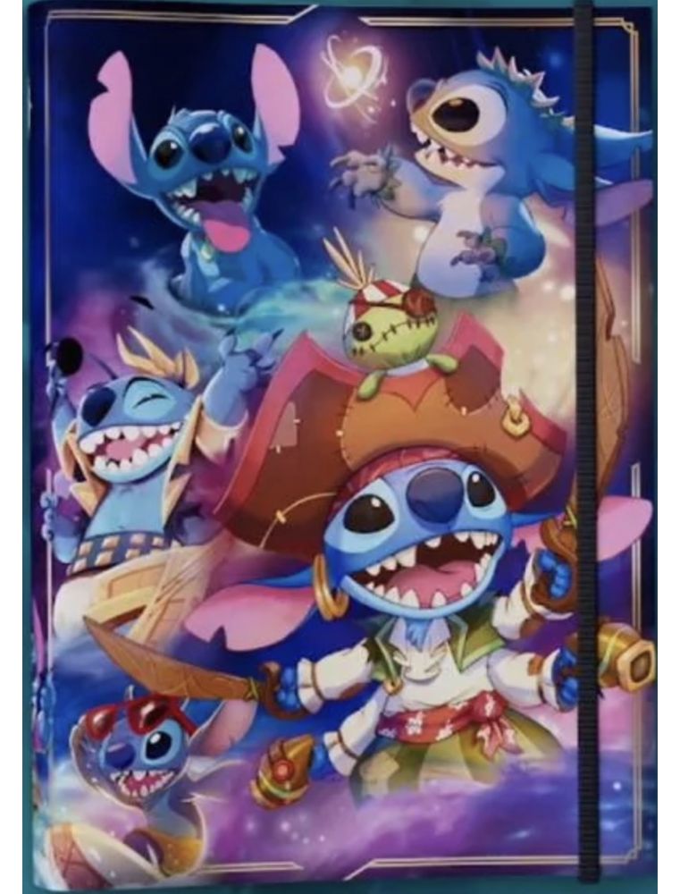 Portfolio - illustré Stitch - Chapitre 6 La Mer Azurite - Disney Lorcana