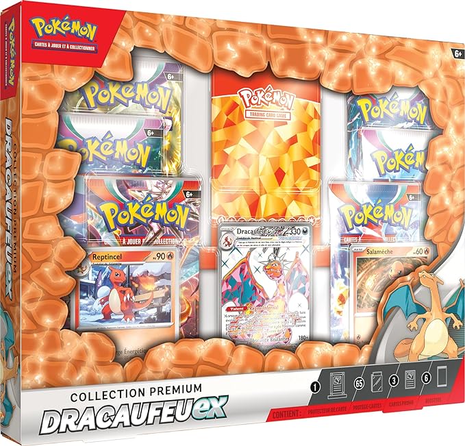 Coffret Premium Dracaufeu EX - Écarlate et Violet EV3 🇫🇷