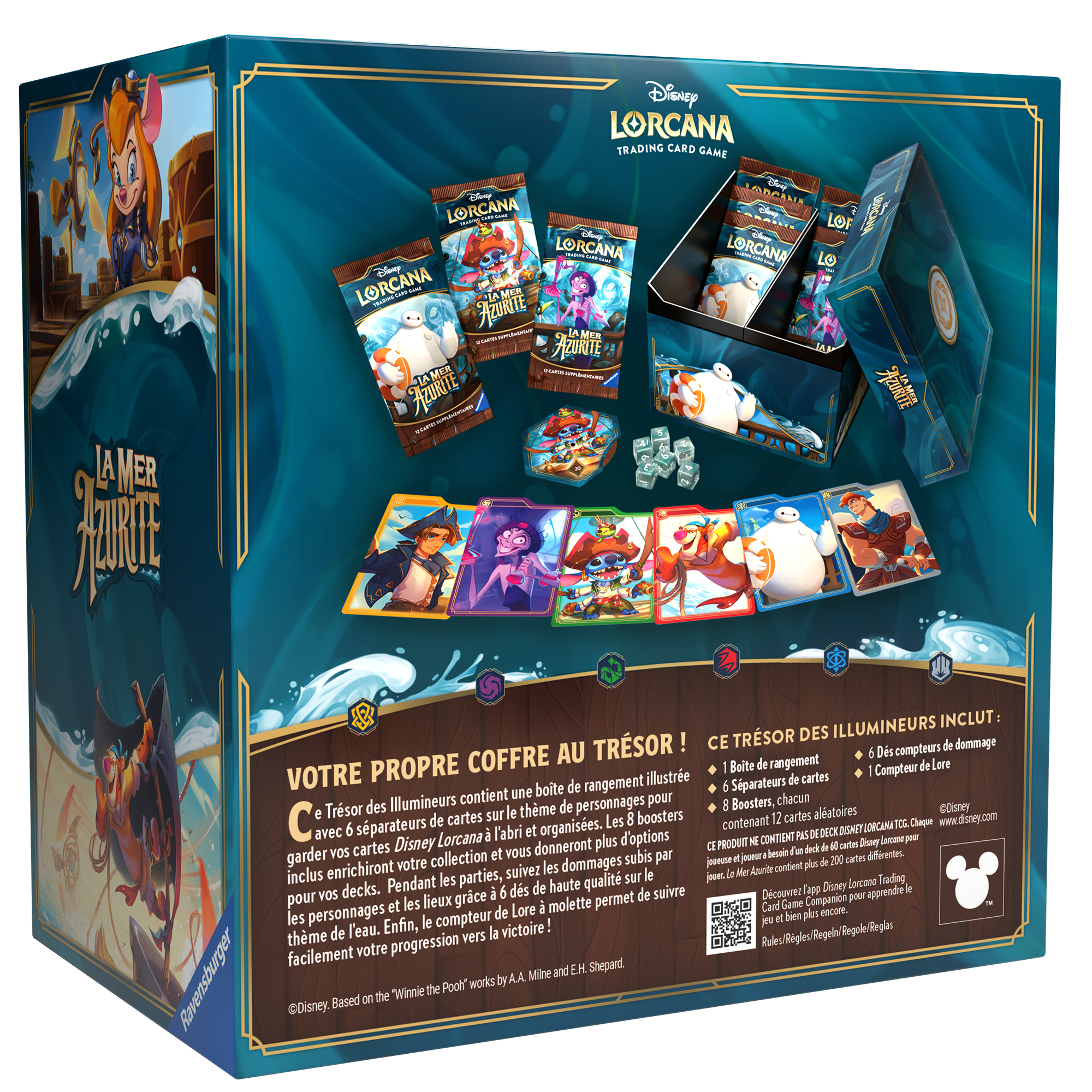 Coffret Collector - Trésors des Illumineurs - Disney Lorcana - Chapitre 6 - La Mer Azurite 🇫🇷