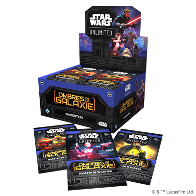 Display de 24 boosters - Star Wars Unlimited - Ombres de la Galaxie FR