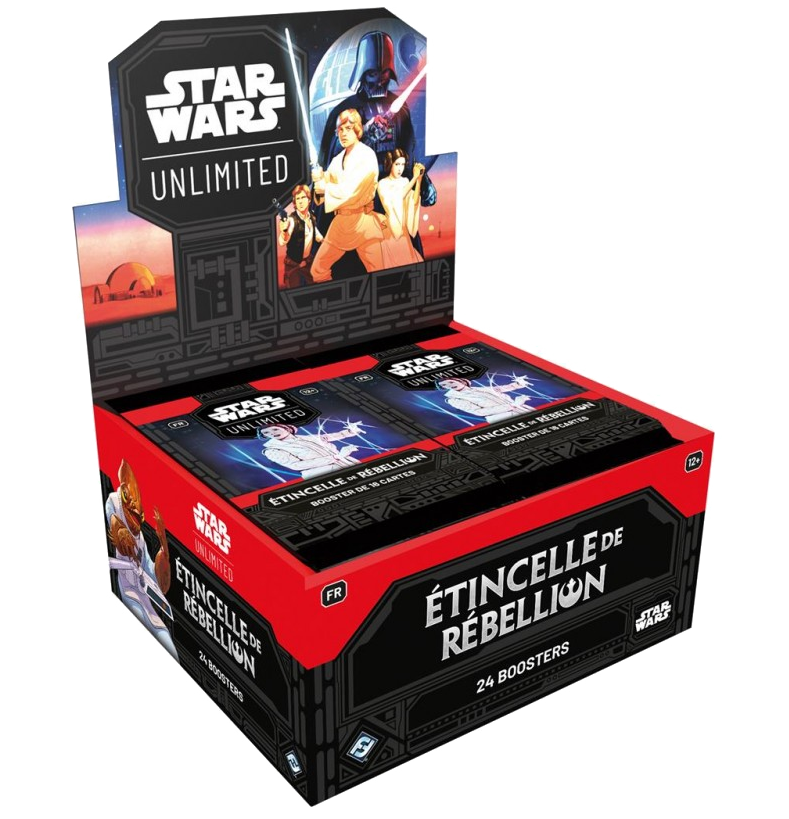 Display de 24 boosters - Star Wars Unlimited - Étincelle de Rébellion FR
