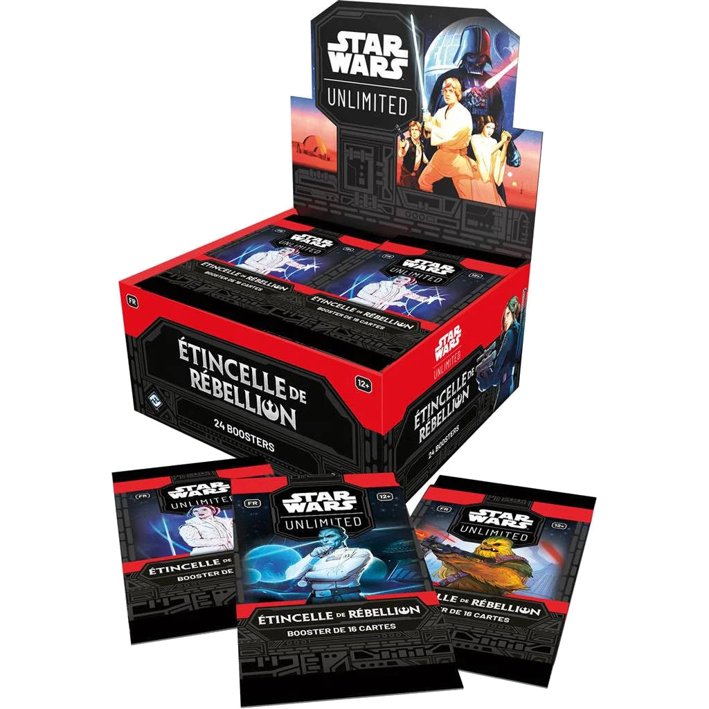Display de 24 boosters - Star Wars Unlimited - Étincelle de Rébellion FR
