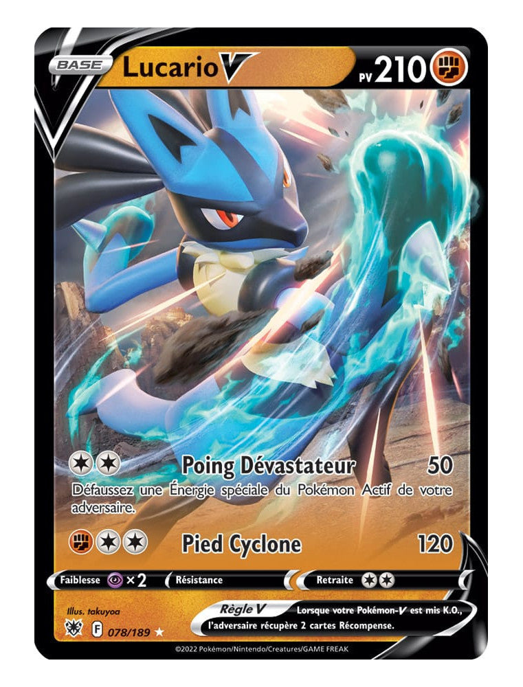 078/189 - Lucario-V - EB10 Astres Radieux