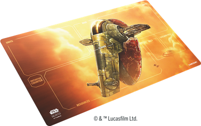 PLAYMAT GAMEGENIC : Star Wars Unlimited - Fett's Firespray