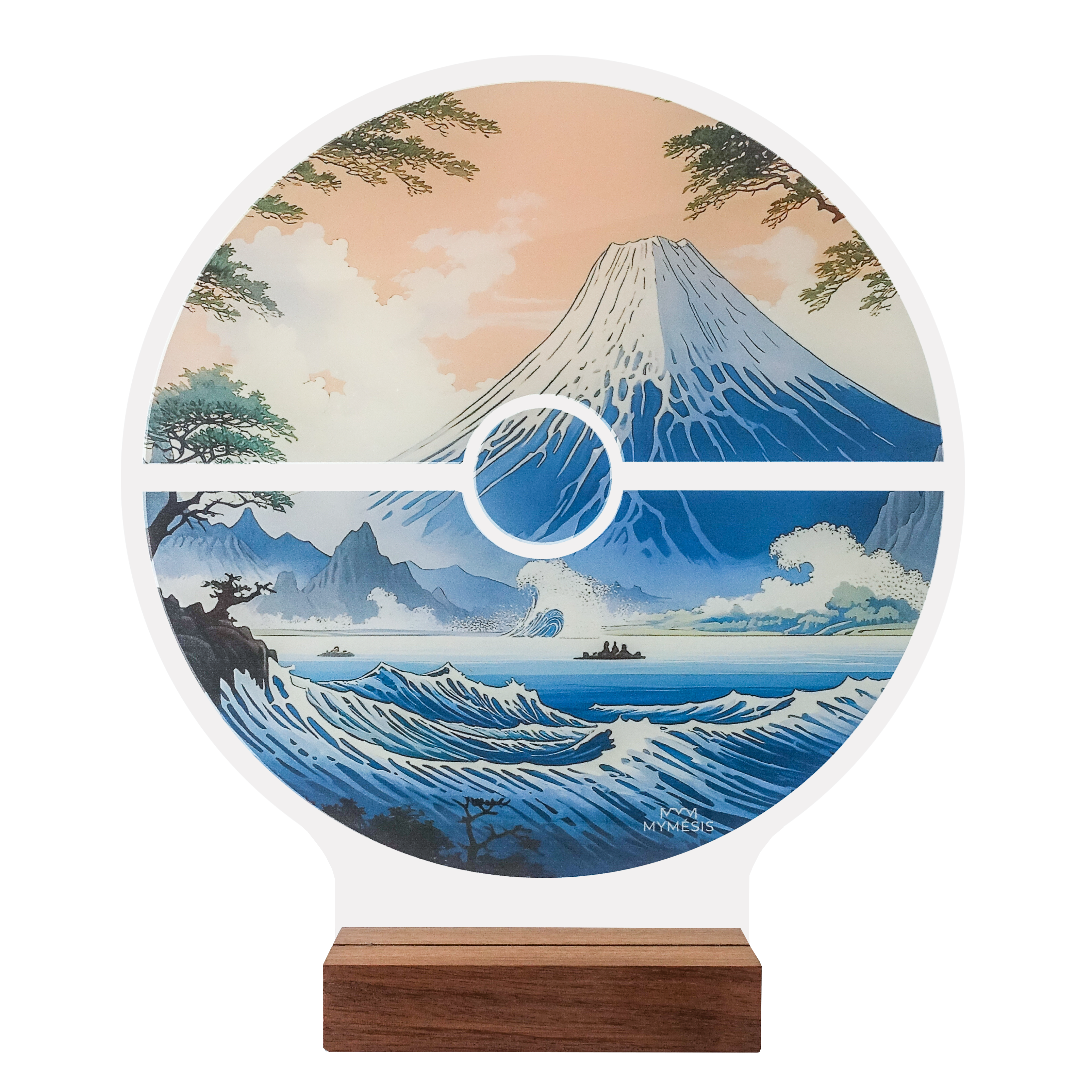 Porte carte Pokémon - Myméball : Grande montagne de Kanagawa