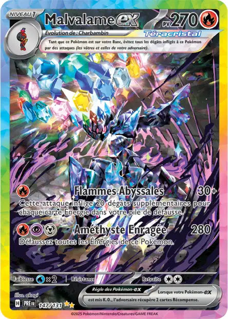 147/131 - Malvalame ex - EV8.5 Évolutions Prismatiques