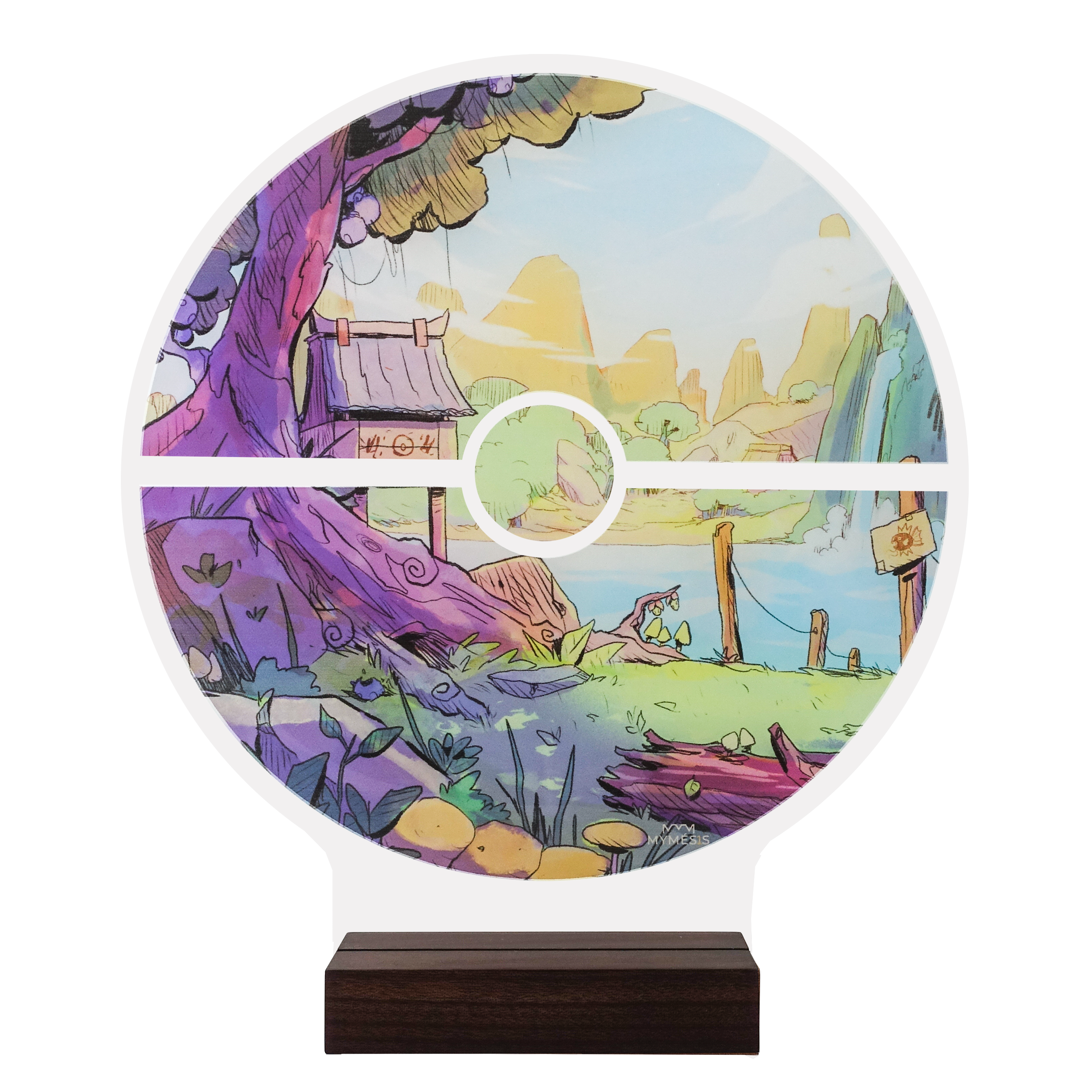 Porte carte Pokémon - Myméball : Nature paisible