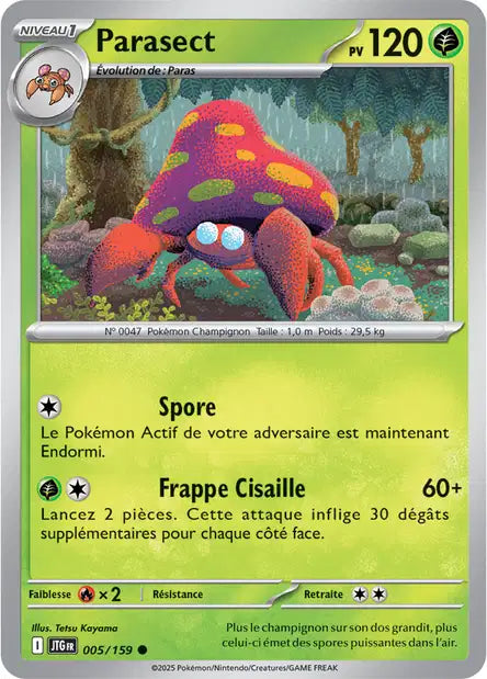 005/159 - Parasect - EV9 Aventures Ensemble