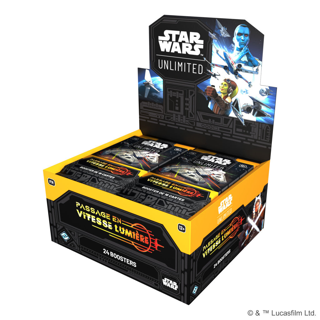 Display de 24 boosters - Star Wars Unlimited - Passage en Vitesse Lumière 🇫🇷