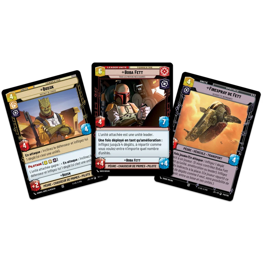 Deck de Démarrage - Star Wars Unlimited - Passage en Vitesse Lumière - Boba Fett 🇫🇷